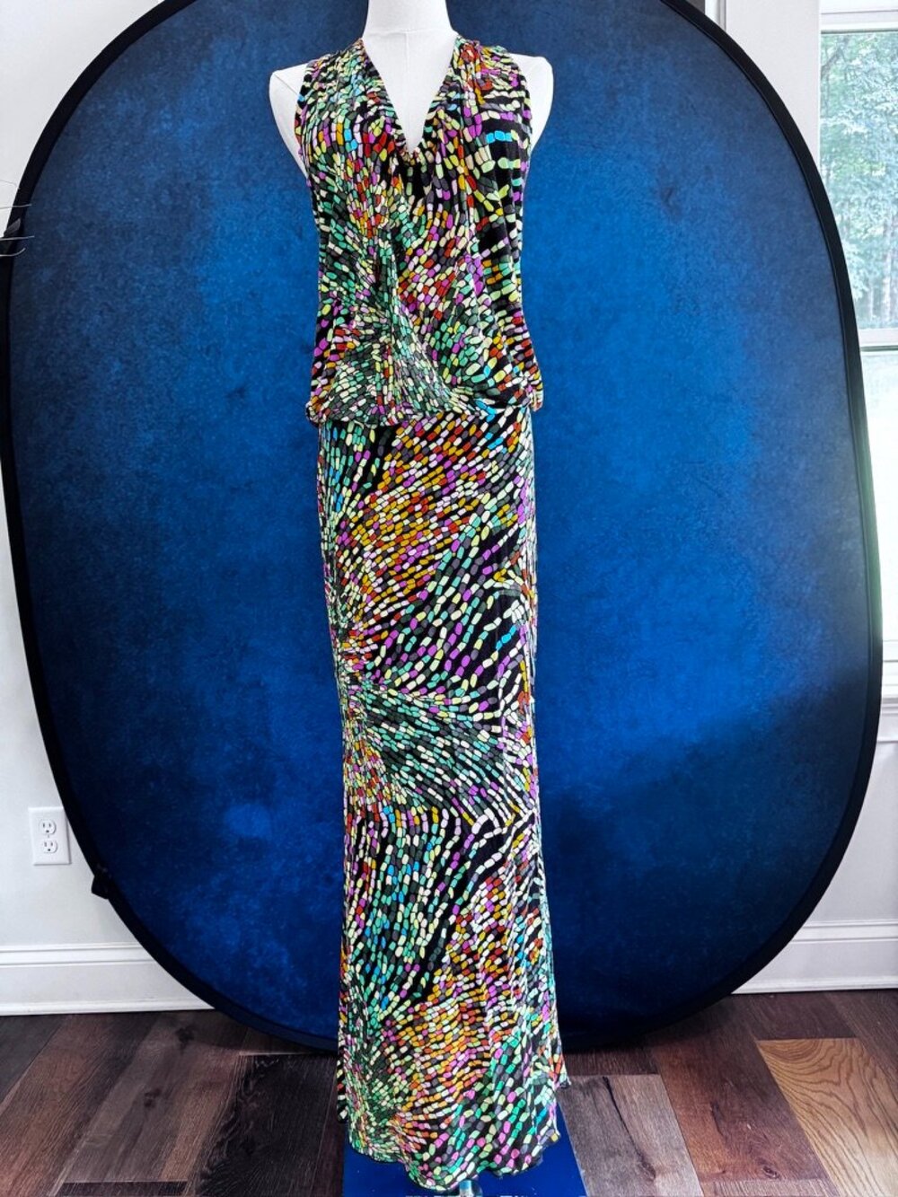 FROU FROU multi-colored MAXI DRESS